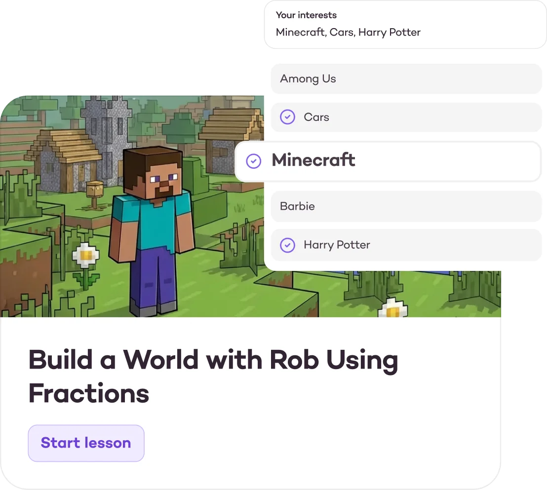 Interactive learning experience